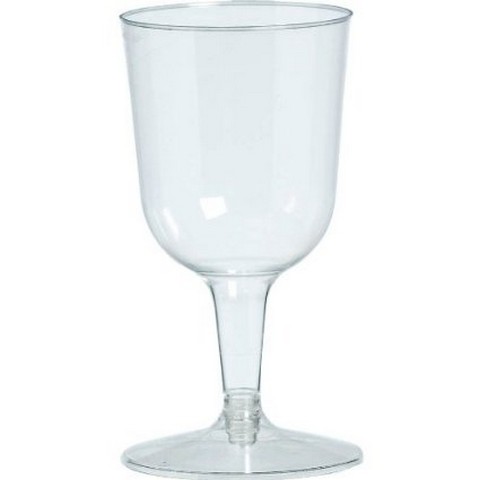 350369.86 Clear Plastic Wine Glasses 5.5 Oz. - Pack Of 288