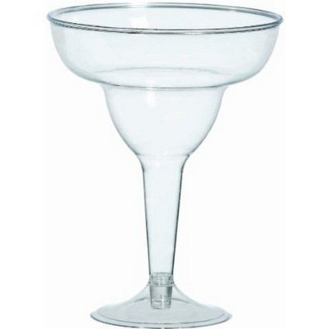 350102.86 Clear Plastic Margarita Glasses - Pack Of 120