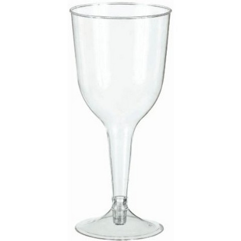 350101.86 Clear Plastic Wine Glasses 10 Oz. - Pack Of 120