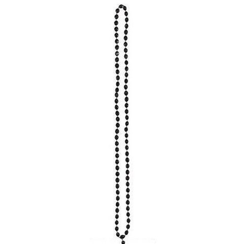 390385.10 Metallic Black Bead Necklace - Pack Of 48