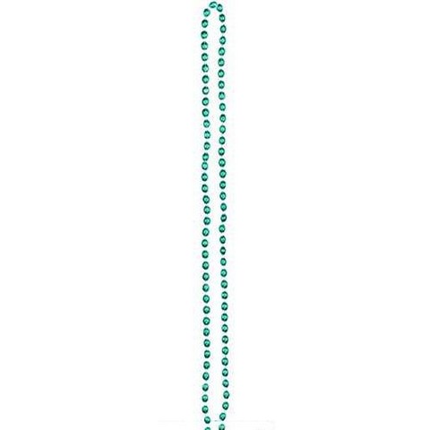 390385.03 Metallic Green Bead Necklace - Pack Of 48