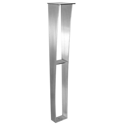 39522 Anteris Countertop Support Leg, Stainless Steel - 34.5 Inch