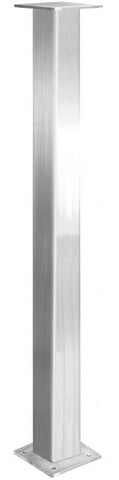 39564 Trajan Countertop Leg Supports, Stainless Steel - 34.5 Inch