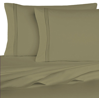 Bedclothes 1800 Series 6 Piece Sheet Set - Sage - Twin