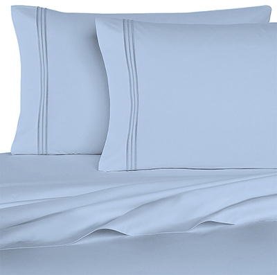 Bedclothes 1800 Series 6 Piece Sheet Set - Baby Blue - Twin