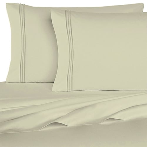 Bedclothes 1800 Series 6 Piece Sheet Set - Khaki - Full