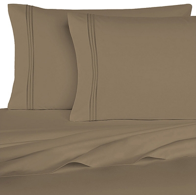 Bedclothes 1800 Series 6 Piece Sheet Set - Tan - Queen