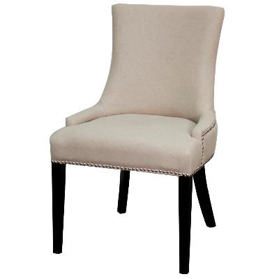 UPC 842587100007 product image for 108237-318 Charlotte Fabric Chair, Cotton Cream - Set of 2 | upcitemdb.com