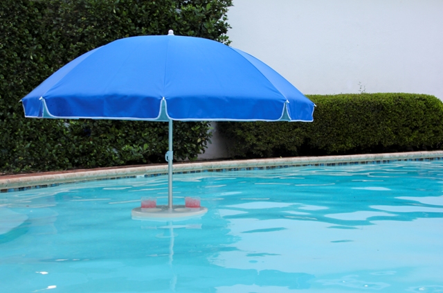 Atlantic Blue Shade Science PB-15000-BLU Pool Buoy The Original Floating Umbrella