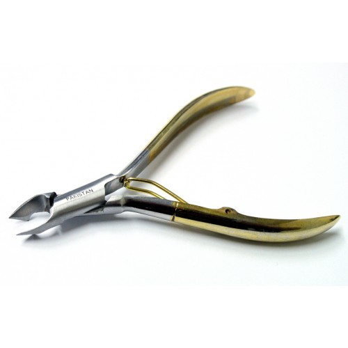 Stainless Steel Gold Color Nail Clipper, 4 In.