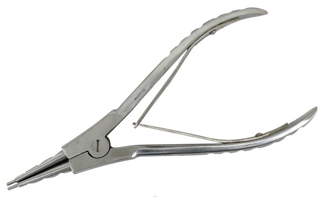 12218 Pro Quality Body Piercing Ring Opening Pliers, 7 In.