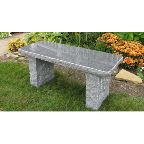 UPC 813269010198 product image for BE-GR-4 Granite Bench, Charcoal | upcitemdb.com