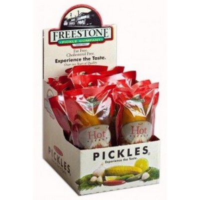 UPC 032207000064 product image for Freestone 9329 Individual Unit Hot Poly Pack Pickles Jumbo Case Of 12 | upcitemdb.com