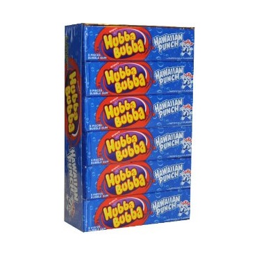 UPC 022000015600 product image for Hubba Bubba 4936 Hawaiian Punch Bubble Gum - Case Of 18 | upcitemdb.com