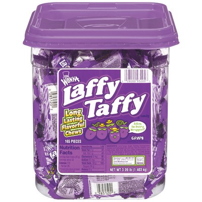 UPC 028000002770 product image for Laffy Taffy 9325 Grape Jar Candy Case Of 145 | upcitemdb.com