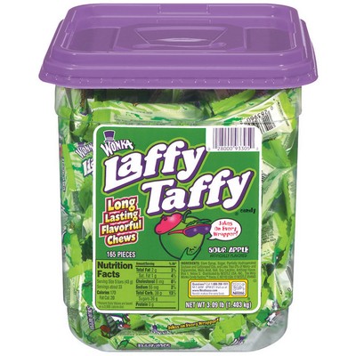 UPC 028000006365 product image for Laffy Taffy 7152 Sour Apple Jar Candy Case Of 145 | upcitemdb.com