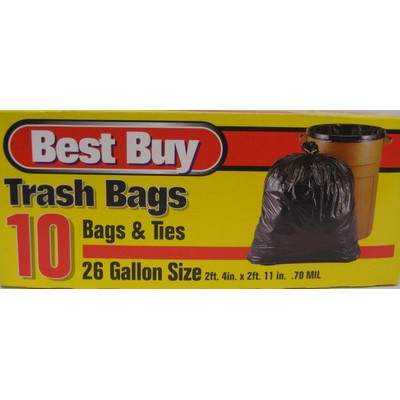 26 gallon trash bags