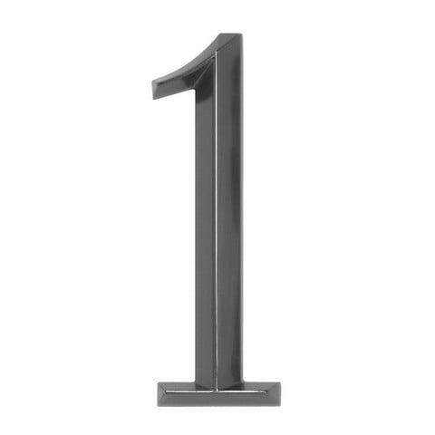 11091 6 In. Classic House Number 1 - Polished Nickel