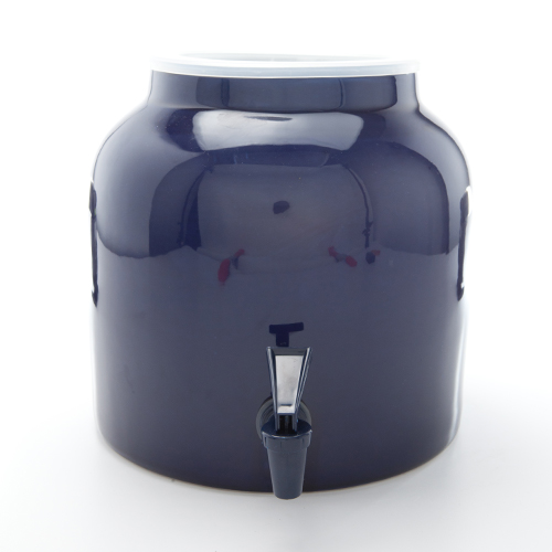 Pkds121 Solid Blue Design Water Dispenser Crock