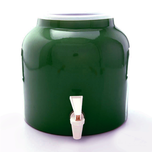 Pkds161 Solid Green Design Water Dispenser Crock