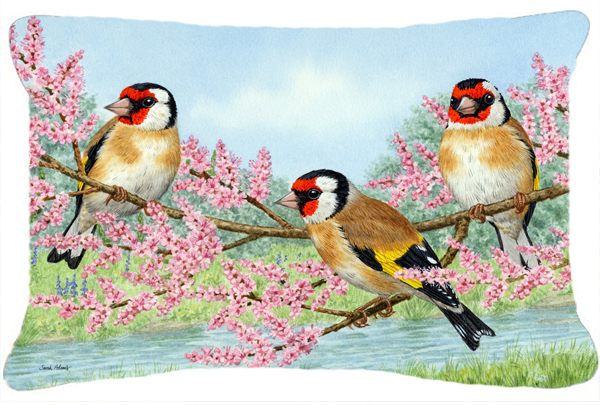 UPC 780475000001 product image for European Goldfinch Fabric Decorative Pillow | upcitemdb.com