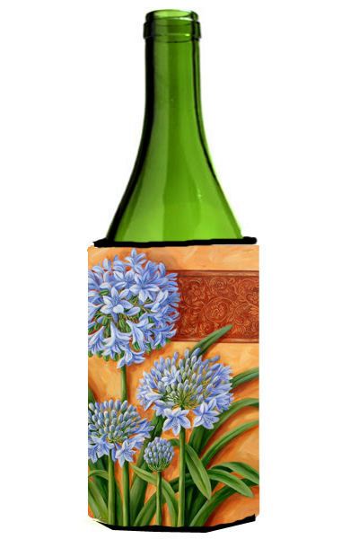 Agapanthus By Judith Yates Wine Bottle Can Cooler Hugger