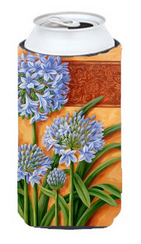 Agapanthus By Judith Yates Tall Boy Can Cooler Hugger