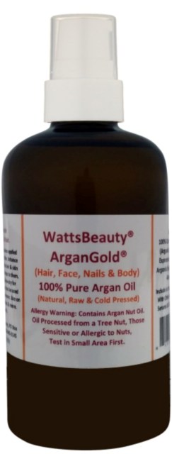 100% Argangold Pure Oil For Hair With Pump, 2 Oz