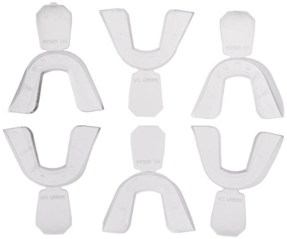 Super Thin Thermo Teeth Whitening Trays, Pack Of 6