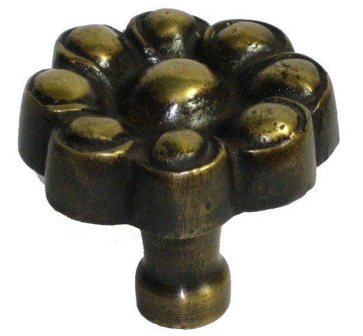 Hkn6018 Round Floral Knob, Small
