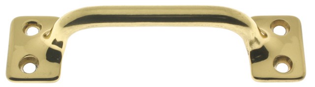 Solid Brass 3.5 In. Cc Sash Lift Door Pull, Polished Brass