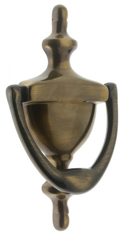 20010-005 Solid Brass Windsor Knocker, Antique Brass