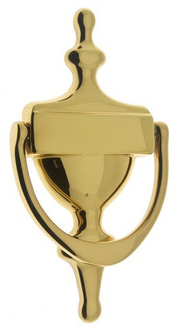 20012-003 Solid Brass Wilmington Knocker, Polished Brass