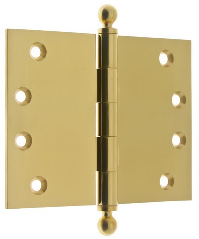 UPC 815386010174 product image for Idh by St. Simons 84050-003 Solid Brass Full Mortise Door Hinges Polished Brass  | upcitemdb.com