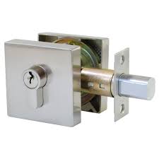EAN 5016251160122 product image for Square Deadbolt- Bright Chrome - Zamak | upcitemdb.com