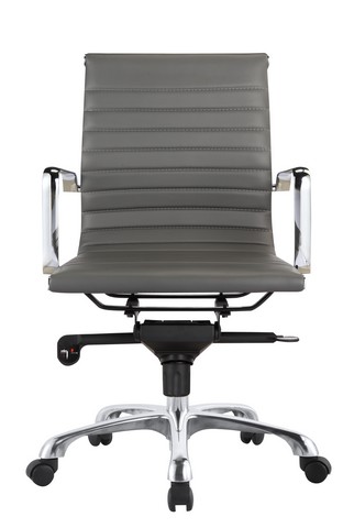 Zm-1002-29 Omega Office Chair, Low Back, Grey
