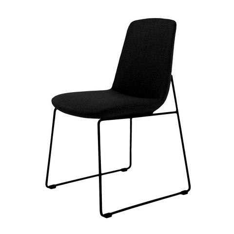 Ej-1007-02 Ruth Dining Chair, Black, Set Of 2