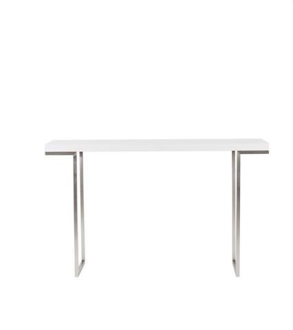 Er-1023-18 Repetir Console Table Lacquer, White