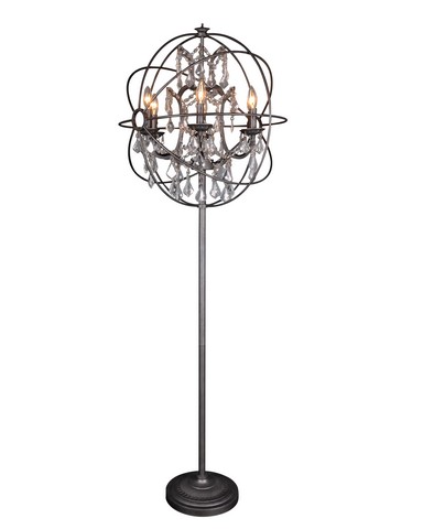Rm-1013-20 Adelina Floor Lamp, Brown