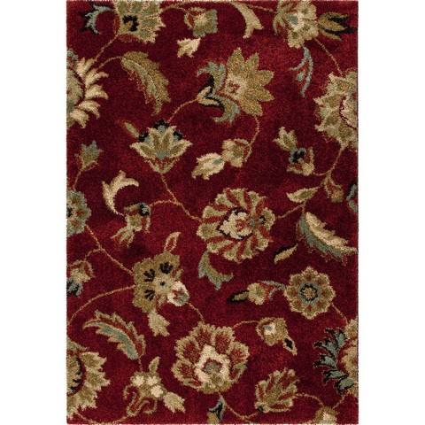 1622 Wild Weave London Rouge Area Rug, Red - 7.83 X 10.83 Ft.