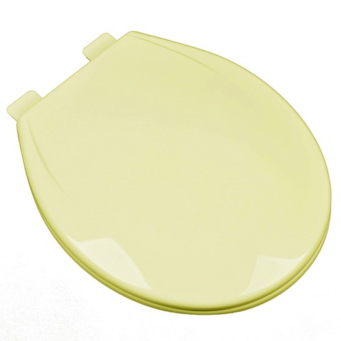 2f1r6-50 Slow Close Plastic Round Front Contemporary Design Toilet Seat, Citron Yellow