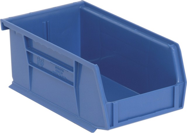 Ultra Stack & Hang Bin, Blue - 7.37 x 4.12 x 3 in.