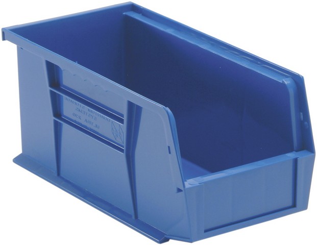 Quantum Storage QUS230BL Ultra Stack & Hang Bin- Blue - 10.87 x 5.5 x 5 in.