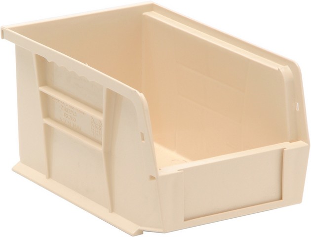 Quantum Storage QUS221IV Ultra Stack & Hang Bin- Ivory - 9.25 x 6 x 5 in.