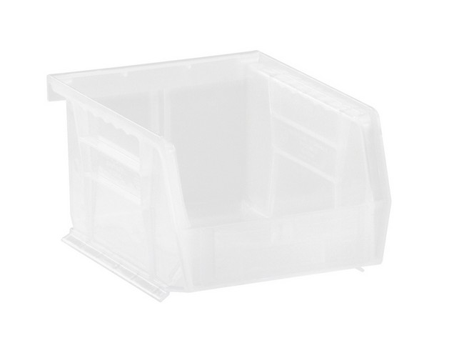Quantum Storage QUS210CL Ultra Stack & Hang Bin- Clear - 5.37 x 4.12 x 3 in.