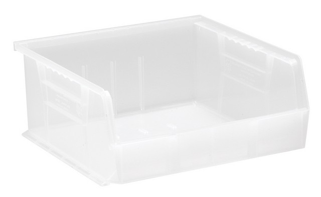 Quantum Storage QUS235CL Ultra Stack & Hang Bin, Clear - 10.87 x 11 x 5 in.