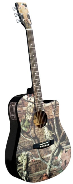 Mossy Oak MO-1CE Acoustic Electric Guitar Camouflage