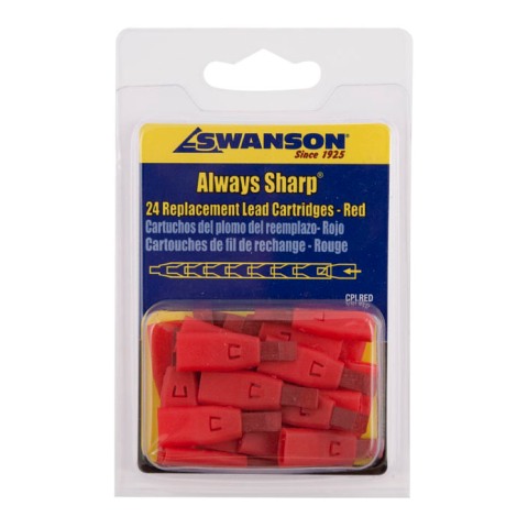 Cplred Alwayssharp Replacement Tips, Red