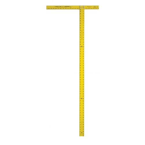 Tdt148 Drywall Square, Yellow, 48 In.