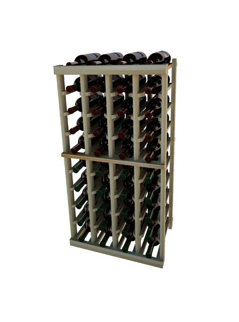 Wine Cellar Innovation Premium Redwood Vintner Series 4 Column Individual Rack, 3 Ft.